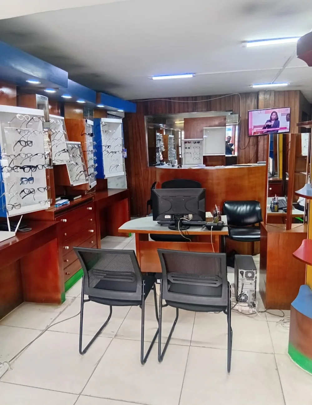 Espace d'accueil d'Optic Premium
